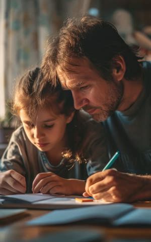 Scheiden tafel en bed kinderen