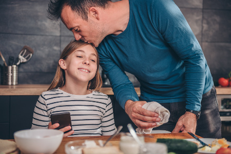 Alle aandacht voor de kinderen tijdens de scheiding